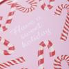 Graphique Wood Background Holiday Cards | Pack of 15 Cards with Envelopes | Christmas Greetings | Silver Foil Accents | Boxed Set | 4.25″ x 5.5″(Candy Canes)