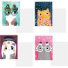 Graphique Funny Cats Christmas Cards, Pack of 20 Holiday Cards with Envelopes, 4 Assorted Designs Boxed Set, 4.25″ x 5.875″(Cats Christmas)