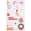 Graphique Holiday Gift Labels, 130 Self-Adhesive Christmas Stickers, 13 Designs with Gold Foil Accents(Cartoon)