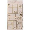 Graphique Holiday Gift Labels, 130 Self-Adhesive Christmas Stickers, 13 Designs with Gold Foil Accents(Xmas Icons)