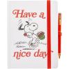 Graphique Peanuts Hardbound Spiral Journal, Hardcover Lined Diary Notebook for Writing, 160 Ruled Pages, 6.25” x 8.25”(Have a Nice Day Journal)