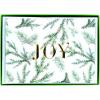 Graphique Santa Christmas Cards, Boxed Set of 15 Holiday Cards with Envelopes, 4.75″x 6.625″(Joy Branches)