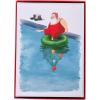 Graphique Santa Christmas Cards, Boxed Set of 15 Holiday Cards with Envelopes, 4.75″x 6.625″(Santa Christmas)