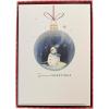 Graphique Santa Christmas Cards, Boxed Set of 15 Holiday Cards with Envelopes, 4.75″x 6.625″(Snowman Holiday)
