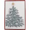 Graphique Santa Christmas Cards, Boxed Set of 15 Holiday Cards with Envelopes, 4.75″x 6.625″(Tree Holiday)