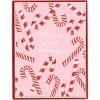 Graphique Wood Background Holiday Cards | Pack of 15 Cards with Envelopes | Christmas Greetings | Silver Foil Accents | Boxed Set | 4.25″ x 5.5″(Candy Canes)