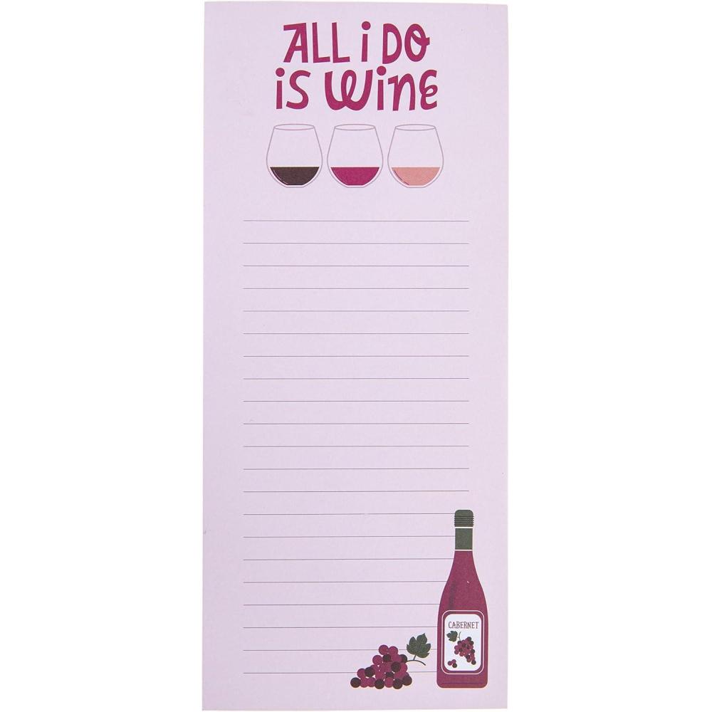 imageGraphique Magnetic Notepad  I Need Coffee For This Grocery and Shopping List  Fun Decorative ToDo List  Perfect House Warming Gifts  100 Tear off Sheets 4quot x 925quot x 5quotWine