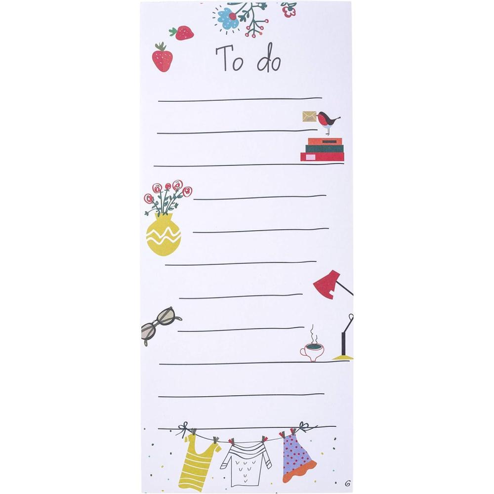 imageGraphique Peanuts with Heart Magnetic Notepad w Snoopy Hugging a Heart Features 2 Magnets to Hang on Refrigerator or Whiteboard 100 Lined Sheets 4quot x 925quot x 05quotLaundry List