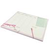 Graphique Glass and Pen Weekly Notepad, Weekly Organizer Notepad with 80 Tear-Off Weekly Sheets and Notes and To-Do List Sections, Perfect Organizer, 9.75″ x 8″
