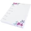 Graphique Lavender and Neon Large Notepad, Puple and Neon Yellow “Notes” Notepad with 150 Tear-Off Sheets, Perfect for Kitchen Counters, Nightstands, Desks, and More, 6″ x 8″(Purple Watercolor)