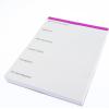 Graphique Lavender and Neon Large Notepad, Puple and Neon Yellow “Notes” Notepad with 150 Tear-Off Sheets, Perfect for Kitchen Counters, Nightstands, Desks, and More, 6″ x 8″(Neon Purple Black Dots)