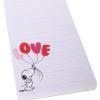 Graphique Magnetic Notepad – I Need Coffee For This Grocery and Shopping List – Fun Decorative To-Do List – Perfect House Warming Gifts – 100 Tear off Sheets (4″ x 9.25″ x .5″)(Snoopy Love)