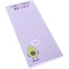 Graphique Magnetic Notepad – I Need Coffee For This Grocery and Shopping List – Fun Decorative To-Do List – Perfect House Warming Gifts – 100 Tear off Sheets (4″ x 9.25″ x .5″)(Punny Avocado)