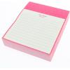 Graphique de France Neon Scallop Jotter Notepad in Pink and White 4.5″ x 5.5″ x 1″