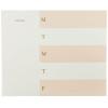 Graphique Blush Stripe Large Notepad, Weekly Planning Notepad with 80 Tear-Off Sheets and Gold Labels, Perfect for Kitchen Counters, Nightstands, Desks, and More, 6″ x 8″