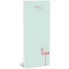 Graphique Flamingo Pink Magnetic Notepad, “Today” Notepad w/ 2 Magnets to Hang on Refrigerator or Whiteboard, 100 Lined Sheets, 4″ x 9.25″ x 0.5