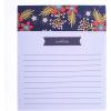 Graphique Jotter Notepad, Black and Blue Polka Dot Print – Fun, “Ugh I Can’t Even” Quote Embellished on Each Page, Includes 250 Tearable Pages, 4.5″ x 5.5″ x 1″ – Great For Taking Notes(Red Navy Floral)