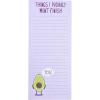 Graphique Magnetic Notepad – I Need Coffee For This Grocery and Shopping List – Fun Decorative To-Do List – Perfect House Warming Gifts – 100 Tear off Sheets (4″ x 9.25″ x .5″)(Punny Avocado)