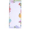 Graphique Magnetic Notepad – I Need Coffee For This Grocery and Shopping List – Fun Decorative To-Do List – Perfect House Warming Gifts – 100 Tear off Sheets (4″ x 9.25″ x .5″)(Flower Power)