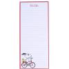 Graphique Magnetic Notepad – I Need Coffee For This Grocery and Shopping List – Fun Decorative To-Do List – Perfect House Warming Gifts – 100 Tear off Sheets (4″ x 9.25″ x .5″)(Peanuts Bike)