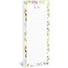 Graphique Peanuts with Heart Magnetic Notepad, w/ Snoopy Hugging a Heart, Features 2 Magnets to Hang on Refrigerator or Whiteboard, 100 Lined Sheets, 4″ x 9.25″ x 0.5″(Flower Love)