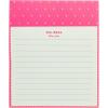 Graphique de France Neon Scallop Jotter Notepad in Pink and White 4.5″ x 5.5″ x 1″