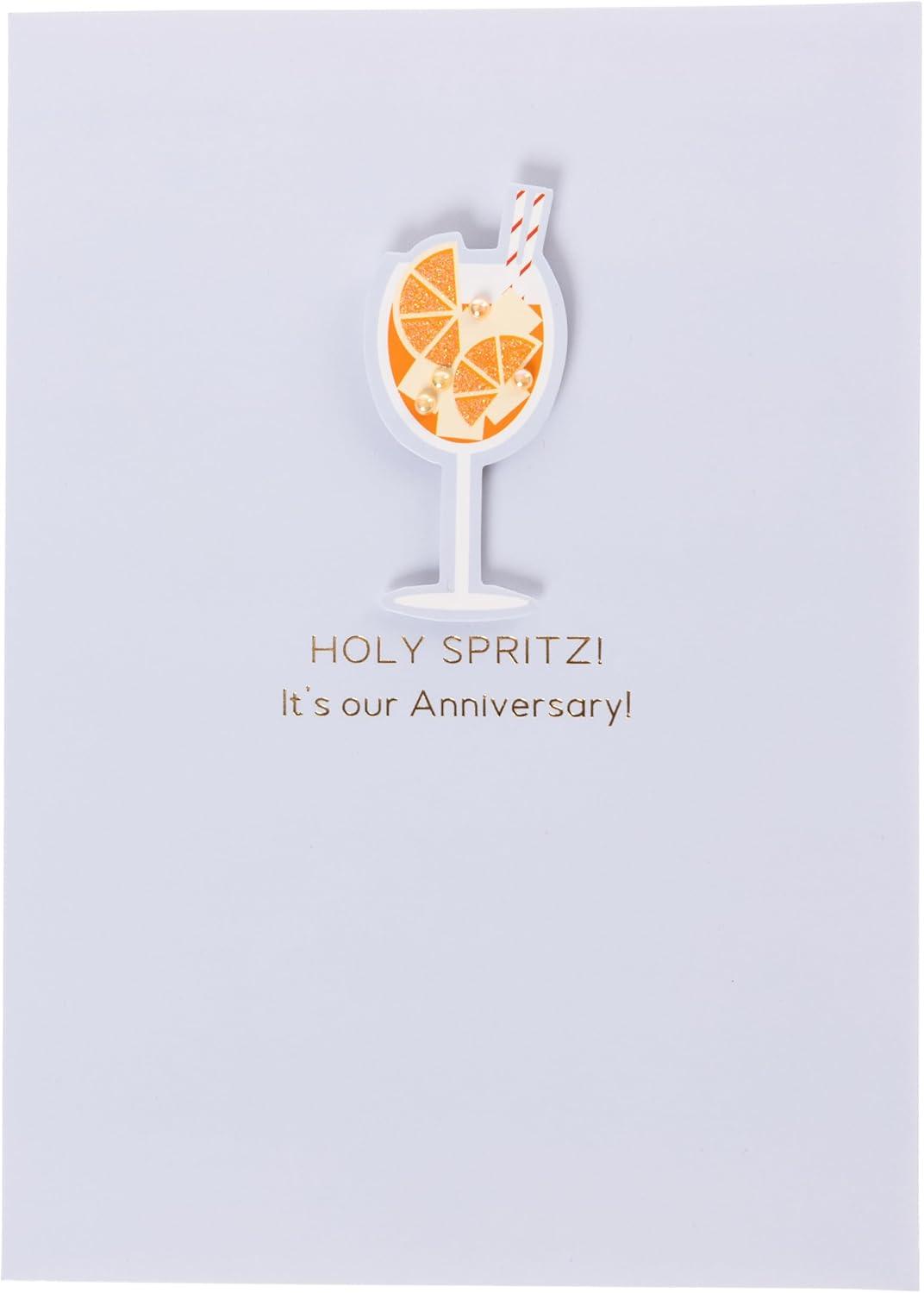 imageGraphique Handmade Birthday Card Cute ampamp Happy Birthday Greeting Him Her Friend Sip Sip Hooray 5 x 7Holy Spritz Anniversary