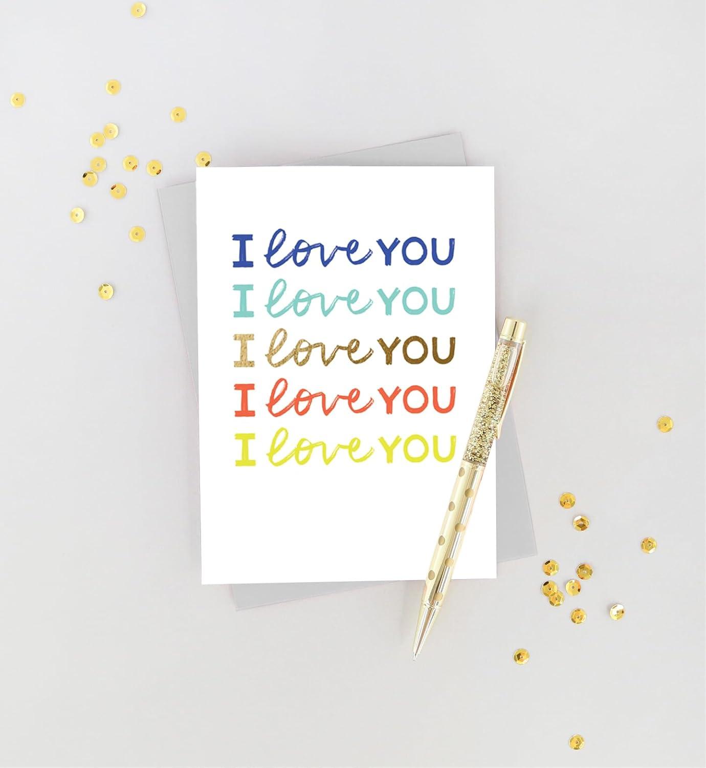 imageGraphique Handmade Birthday Card Cute ampamp Happy Birthday Greeting Him Her Friend Sip Sip Hooray 5 x 7I Love You