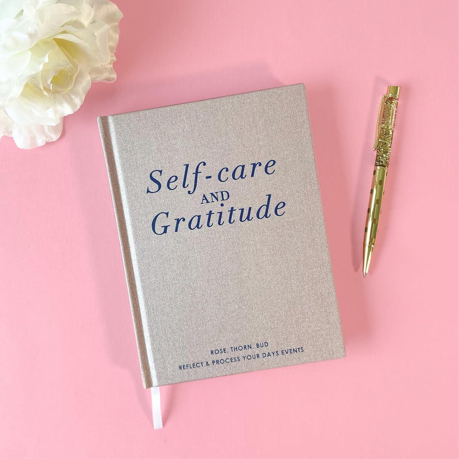 imageGraphique SelfCare Journal  Punch Today in the Face  256 Pages  Weekly Quote ampamp Daily Fill in Interiors  Hardbound Fabric Cover  Ribbon Marker 6quot x 8quotGratitude