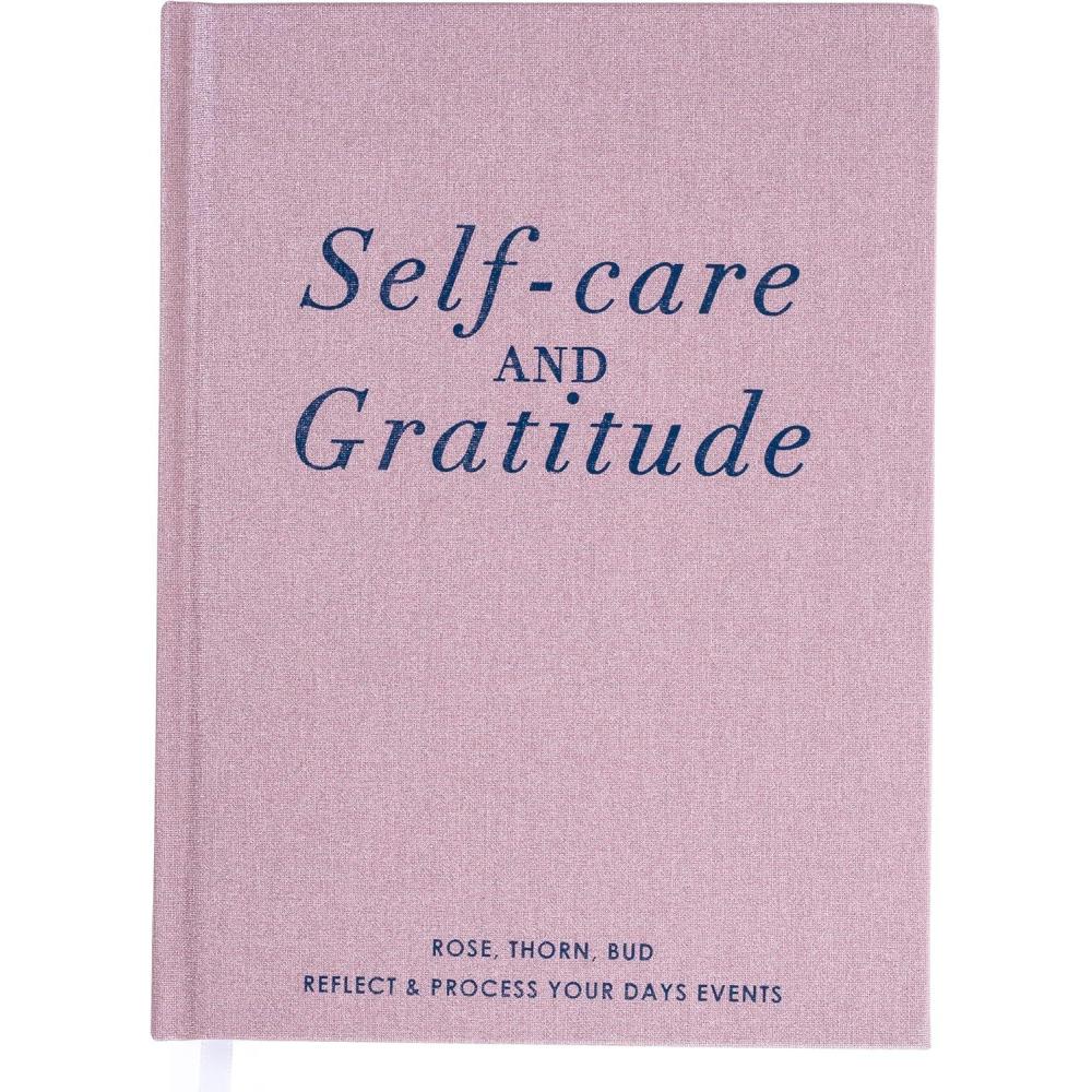 imageGraphique SelfCare Journal  Punch Today in the Face  256 Pages  Weekly Quote ampamp Daily Fill in Interiors  Hardbound Fabric Cover  Ribbon Marker 6quot x 8quotGratitude