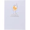 Graphique Handmade Birthday Card, Cute & Happy Birthday Greeting, Him, Her, Friend, Sip Sip Hooray, 5” x 7”(Holy Spritz Anniversary)