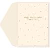 Graphique Heart Confetti Anniversary Card | Romantic | Husband, Wife, Him, Her, Couple | Embellished with Glitter and Gold Foil Accents | Color-Coordinated Envelope | 5″ x 7″(Simple Hearts)