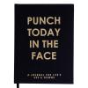 Graphique Self-Care Journal – Punch Today in the Face – 256 Pages – Weekly Quote & Daily Fill in Interiors – Hardbound Fabric Cover – Ribbon Marker (6″ x 8″)(Punch Today)
