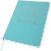 Graphique Large Vegan Leather Journal, Best Ideas – 7” x 9.5″, 192 Lined Pages, The Quote “Best Ideas Start Here” on the Cover – Perfect for Taking Notes, Lists and More(Mint Work)