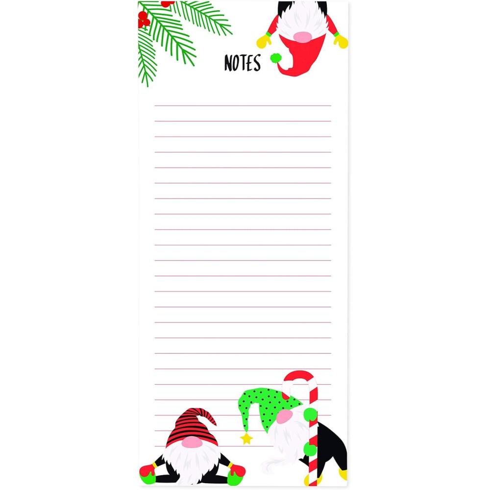 imageGraphique Snoopy Scarf Train Magnetic Notepad 100 TearAway Sheets Grocery Shopping ToDo List Writing Pad for Fridge Kitchen Office Lined Paper Great Gift 4 x 925Gnomies