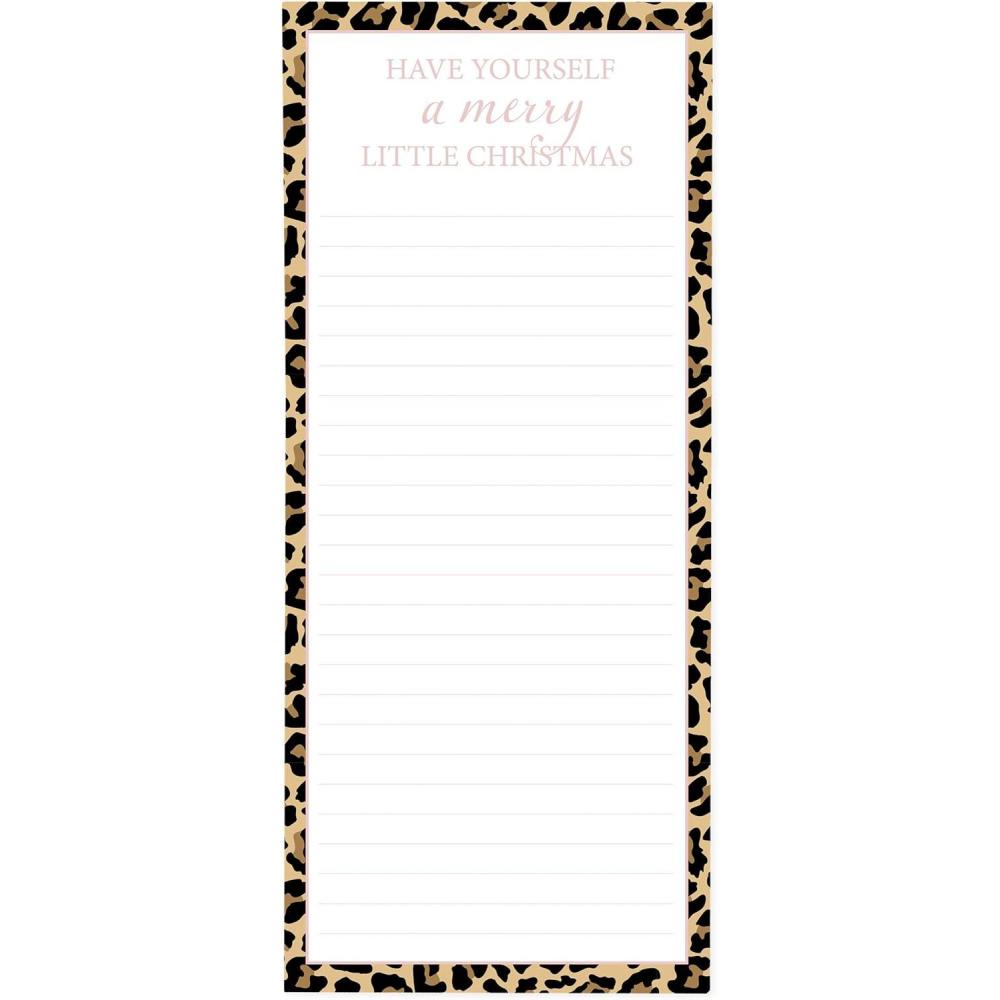 imageGraphique Snoopy Scarf Train Magnetic Notepad 100 TearAway Sheets Grocery Shopping ToDo List Writing Pad for Fridge Kitchen Office Lined Paper Great Gift 4 x 925Cheetah Print