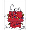Graphique Peanuts™ House Holiday Cards | Pack of 20 Cards with Envelopes | Blank Inside | Christmas Greetings | Glitter Accents | Boxed Set | 3.25″ x 4.75″(Dog House)