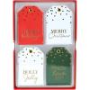 Graphique Peanuts Petite Gift Tag Set, 24 Tags in 4 Unique Designs, Tag Dimensions are 2″ x 3″, Bakers Twine Included, Perfect for Wrapping Holiday Gifts(Gold Dots)