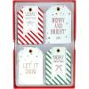 Graphique Peanuts Petite Gift Tag Set, 24 Tags in 4 Unique Designs, Tag Dimensions are 2″ x 3″, Bakers Twine Included, Perfect for Wrapping Holiday Gifts(Red and Green)