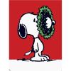 Graphique Snoopy Nose Wreath Holiday Pocket Notepad – 75 Sheets, 3” x 4” – Embellished with Glitter, Features a Magnetic Closure – Perfect for Making Holiday Gift Lists or Jotting Down Notes