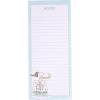 Graphique Snoopy Scarf Train Magnetic Notepad | 100 Tear-Away Sheets | Grocery, Shopping, To-Do List | Writing Pad for Fridge, Kitchen, Office | Lined Paper | Great Gift | 4” x 9.25”(Snoopy Merry & Bright)