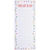 Graphique Snoopy Scarf Train Magnetic Notepad | 100 Tear-Away Sheets | Grocery, Shopping, To-Do List | Writing Pad for Fridge, Kitchen, Office | Lined Paper | Great Gift | 4” x 9.25”(This List is Lit)