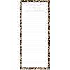 Graphique Snoopy Scarf Train Magnetic Notepad | 100 Tear-Away Sheets | Grocery, Shopping, To-Do List | Writing Pad for Fridge, Kitchen, Office | Lined Paper | Great Gift | 4” x 9.25”(Cheetah Print)