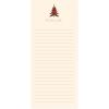 Graphique Snoopy Scarf Train Magnetic Notepad | 100 Tear-Away Sheets | Grocery, Shopping, To-Do List | Writing Pad for Fridge, Kitchen, Office | Lined Paper | Great Gift | 4” x 9.25”(Plaid Tree)