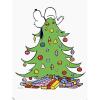 Graphique Snoopy on Tree Holiday Pocket Notepad – 75 Sheets, 3” x 4” – Embellished with Glitter, Features a Magnetic Closure – Perfect for Making Holiday Gift Lists or Jotting Down Notes