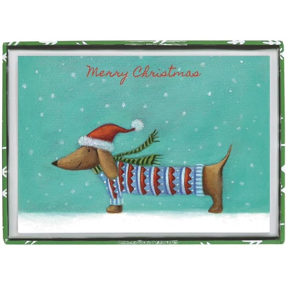 imageGraphique Peanuts Tree Christmas Cards Pack of 15 Cards with Envelopes Blank Inside La Petite Press Collection Boxed Set 325quot x 475quotHappy Howlidays