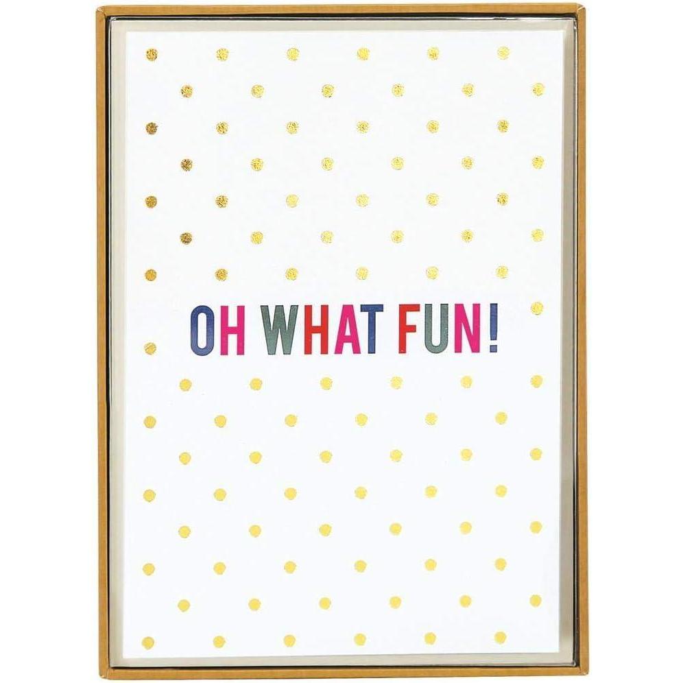 imageGraphique Peanuts Tree Christmas Cards Pack of 15 Cards with Envelopes Blank Inside La Petite Press Collection Boxed Set 325quot x 475quotOh What Fun