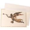 Graphique Chabot Angel Holiday Cards | Pack of 15 Cards with Envelopes | Christmas Greetings | Gold Foil and Embossing | Boxed Set | 4.75″ x 6.625″