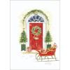 Graphique Holiday Door Petite Boxed Cards, Merry Christmas Written Inside, Pack of 20 Cards and Envelopes