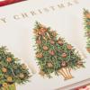 Graphique Merry Christmas Holiday Cards | Pack of 15 Cards with Envelopes | Christmas Greetings | Gold Foil Accents | Boxed Set | 4.75″ x 6.625″(Christmas Tree Trio)